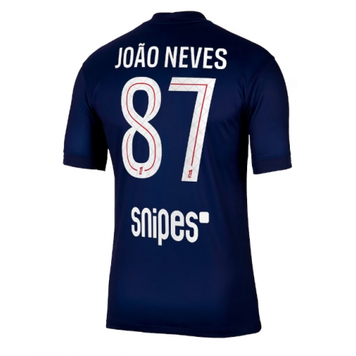 Billige Fotballdrakt Paris Saint-Germain Joao Neves #87 Replika Hjemmedrakt 2025-26 Kortermet Billige Fotballdrakt Paris Saint-Germain Joao Neves #87 Replika Hjemmedrakt 2025-26 Kortermet